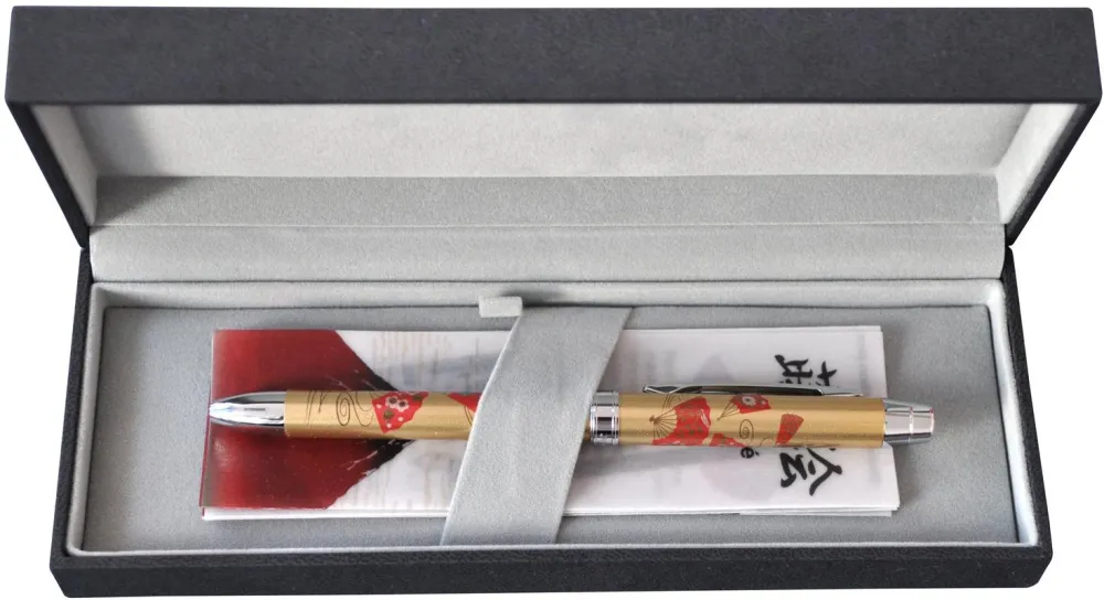 Penac Pix multifunctional de lux PENAC Maki-E - Sensu, in cutie cadou, corp auriu