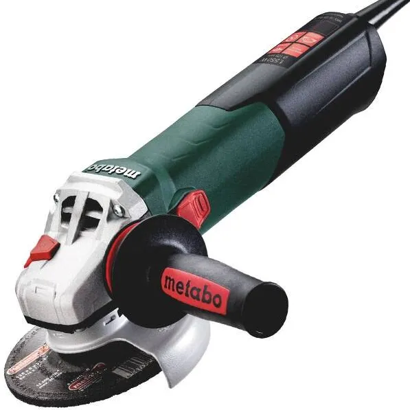 Metabo WEV 15-125 QUICK - Polizor unghiular, 1550 W, 125 mm, turatie reglabila, piulita rapida, protectie suprasarcina, aparatoare rapida, maner antivibratii, turatie constanta, protectie repornire