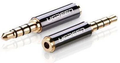 Adaptor UGREEN  20502 adapter / adapter from 2.5 mm micro jack to 3.5 mm mini jack (black)