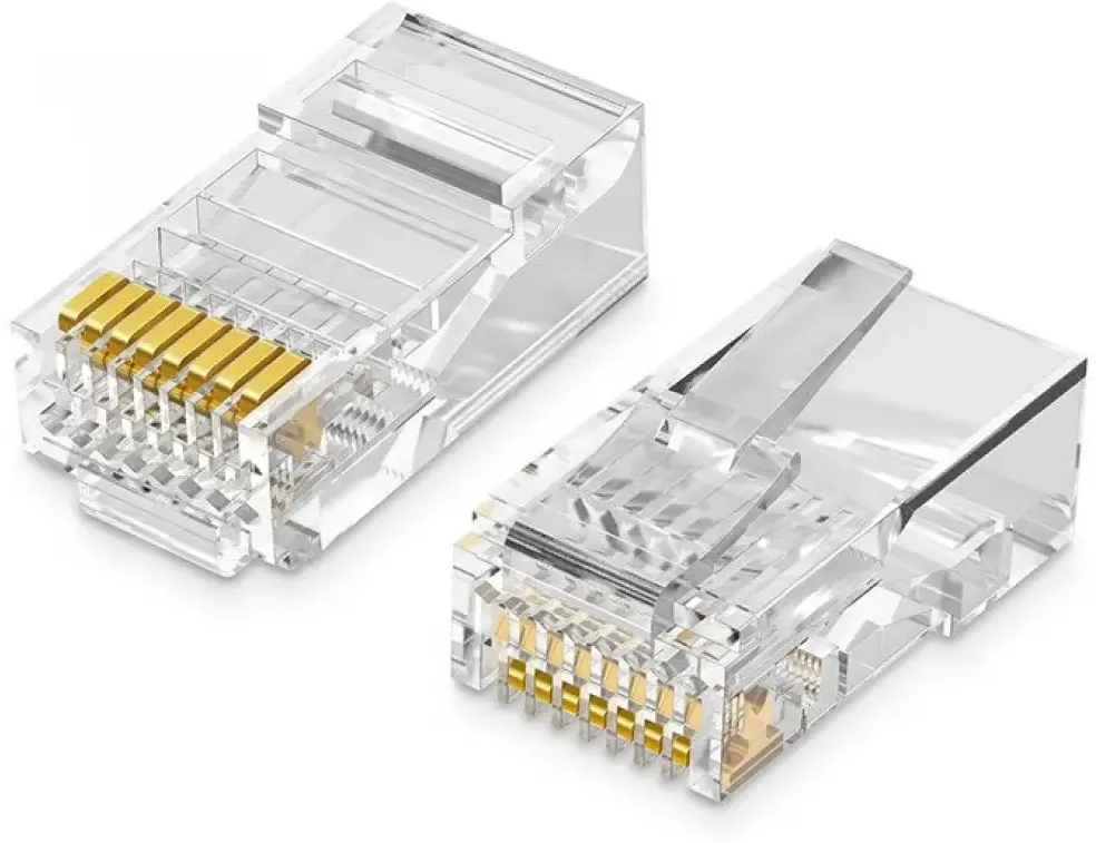 Accesoriu Retea UGREEN MUFA RJ-45 NW110 pentru cablu UTP, Cat5/Cat5e, plastic, 50 buc, 20331