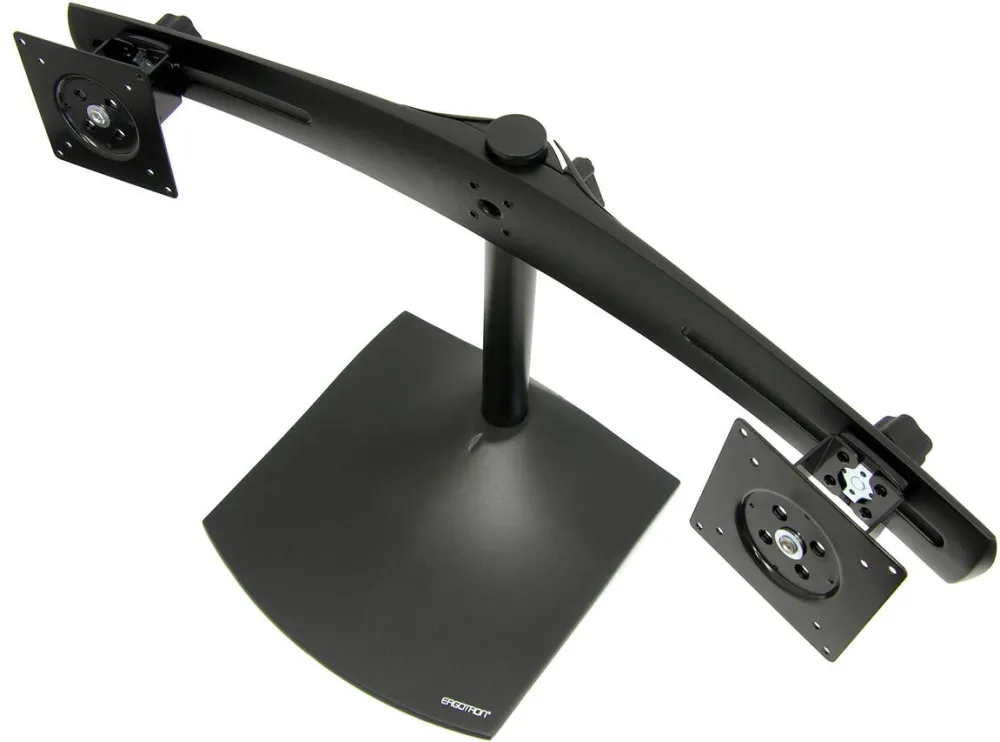 Suport TV / Monitor Ergotron 33-322-200 DS100 SERIE DUAL LCD STAND/BLACK MAX 24IN HORIZ. 2CLAMPS
