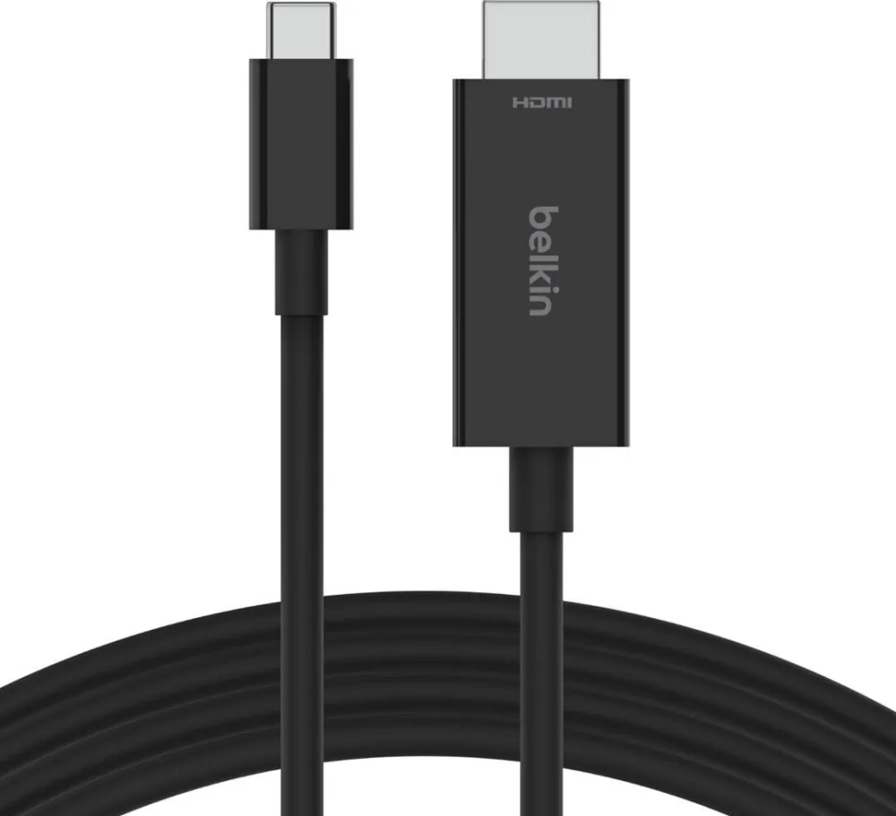Cablu HDMI BELKIN AVC012bt2MBK 2 m USB Type-C HDMI Black