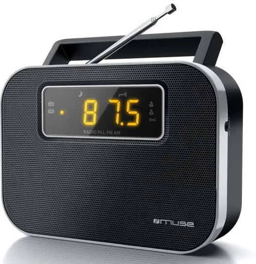 Radio MUSE M-081 R Portable Analog Black