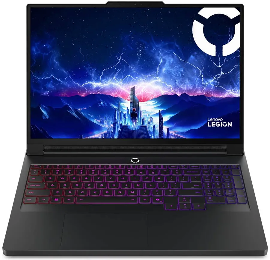 Laptop Lenovo Legion Pro 7 16IAX10H Intel Core Ultra 9 275HX 40.6 cm (16") WQXGA 64 GB DDR5-SDRAM 1 TB SSD NVIDIA GeForce RTX 5080 Wi-Fi 7 (802.11be) Windows 11 Home Black