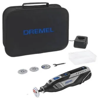 DREMEL Unealta multifunctionala Dremel 8250, motor fara perii, acumulator Li-Ion 12V, 2Ah, set cu 5 accesorii, 24, 4x5, 4x4, 7cm