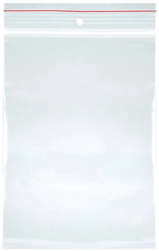 Office Products Pungi plastic cu fermoar pt sigilare, 550x550mm, 40microni, 100buc/set, Office Products-transparente