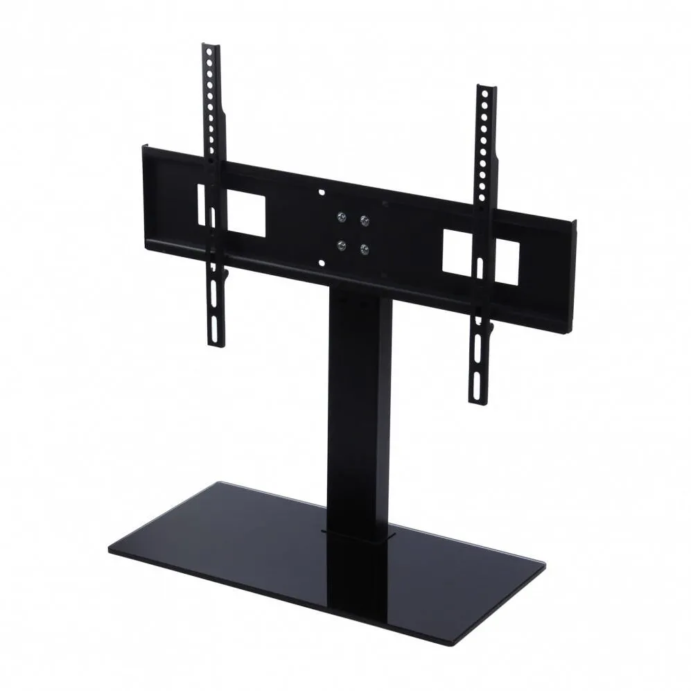 Suport TV / Monitor TECHLY Suport universal pentru TV, reglare inaltime, LCD / LED, 32 - 65 inch, baza sticla, Negru, Techly, ICA-LCD S07L