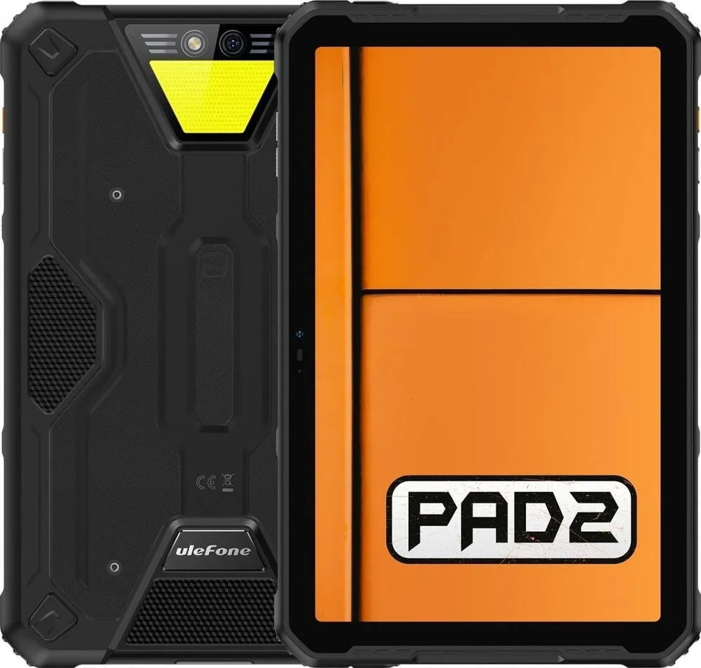 Tableta Ulefone Tableta Ulefone Armor Pad 2, Procesor MediaTek Helio G99 Octa-Core, Ecran IPS 2K 11", 8GB RAM, 256GB Flash, 48MP+16MP, Bluetooth, 4G, Dual SIM, Android, Fara incarcator Negru