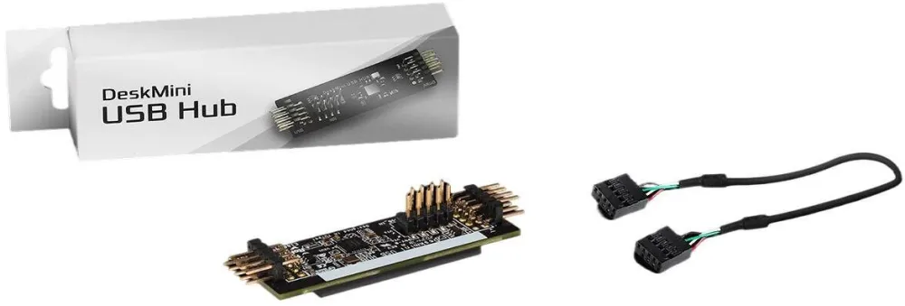 Sistem Mini ASRock Hub USB, ASROCK, Plastic, Compatibil cu DeskMini 110, Negru