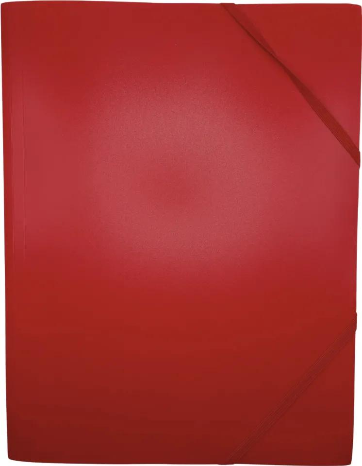 Optima - prod din plastic Mapa plastic cu elastic pe colturi, 400 microni, Optima - rosu
