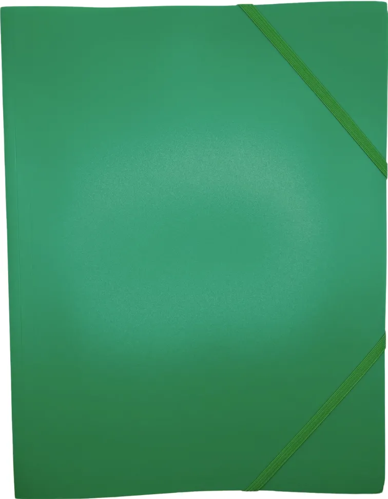 Optima - prod din plastic Mapa plastic cu elastic pe colturi, 400 microni, Optima - verde