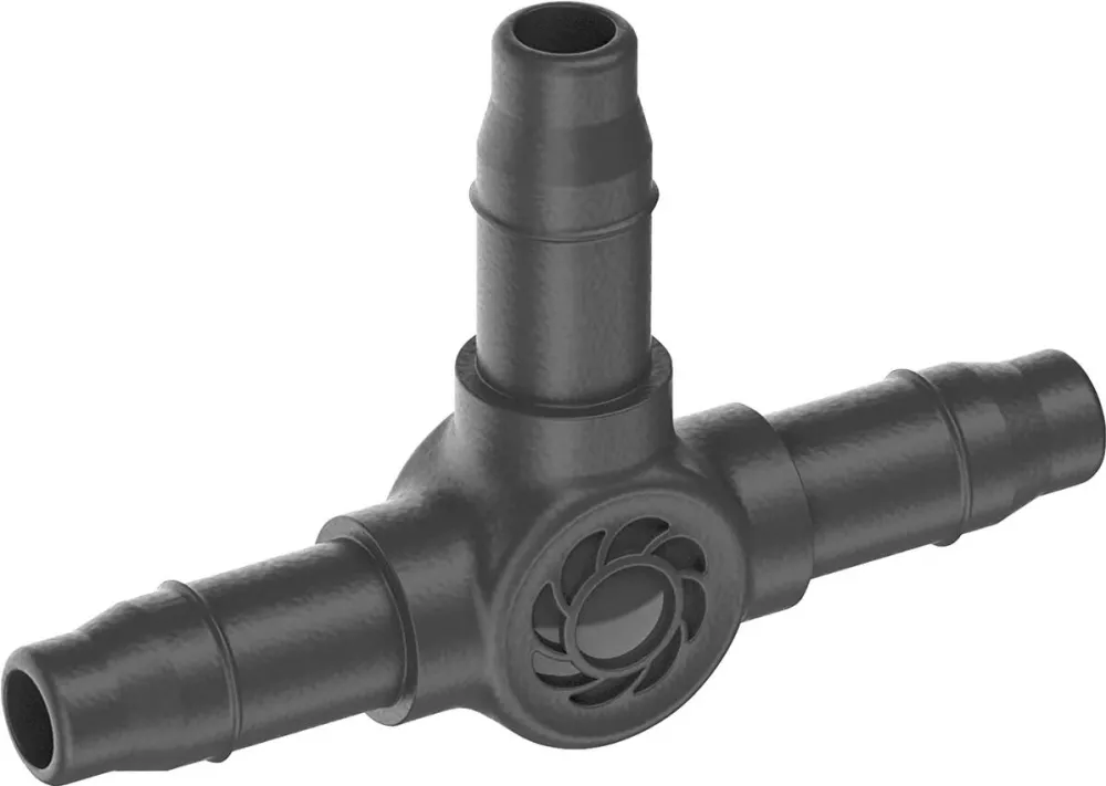 Gardena Micro-Drip-System T-piece 4.6mm (3/16), connection (dark grey, 10 pieces, model 2023)