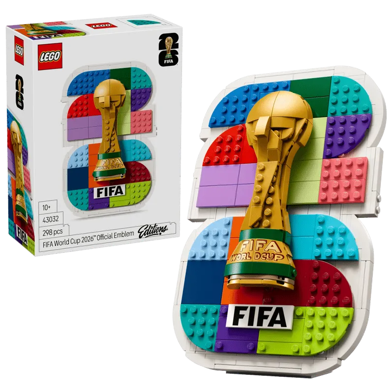 LEGO Set de constructie Editions - Emblema oficiala a FIFA World Cup 2026 43032, 298 piese