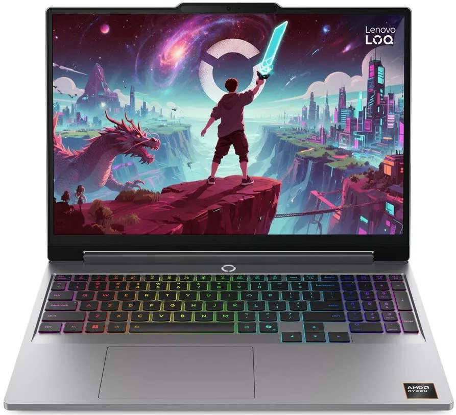 Laptop Lenovo LOQ 15AHP11 15.3 WUXGA AMD R7 250/16GB/1TB/NVIDIA GF RTX 5060 8GB/WIN11 Home/ENG Backlit kbd/Luna Grey/2Y Warranty