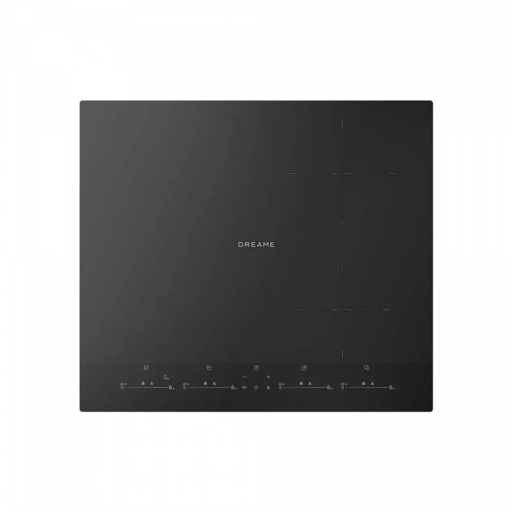 Plita Dreame inductie EZ60 PRO, 4 zone de gatit, touch, negru