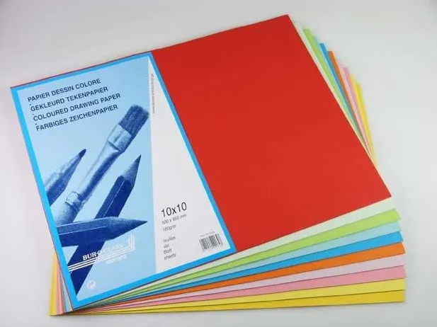 Aurora Carton color A4+, 160g/mp - 100 coli/top, Aurora Raphael - 10 culori intense