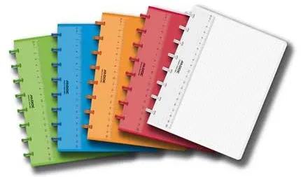 Aurora Caiet A5, 72 file - 90g/mp, coperta PP transparent color, AURORA Adoc - matematica