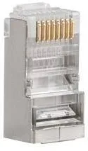 Accesoriu Retea LANBERG Set mufe Lanberg, PLS-5000, RJ-45, 8P8C, Cat.5e, FTP, 100 Bucati, Transparent, Argintiu