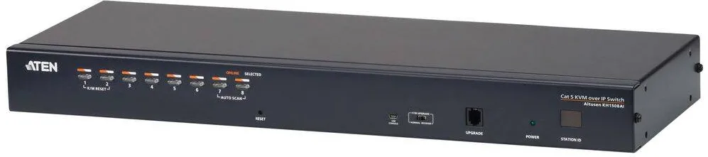 Switch KVM ATEN KH1508AI-AX-G ALTUSEN KVM 8-port Hight Density Cat 5e Over the Net