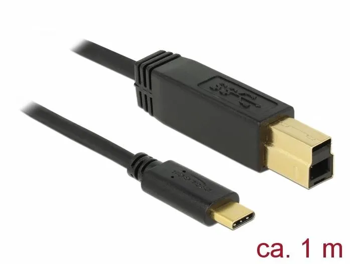 DELOCK 83675, USB-C cable - USB-C to USB Type B - 1 m