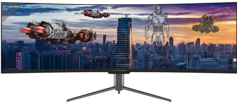 Monitor LC-Power LED Gaming Curbat M49-DQHD-120-C-Q Curved 49 inch Dual QHD 6ms 120Hz Black