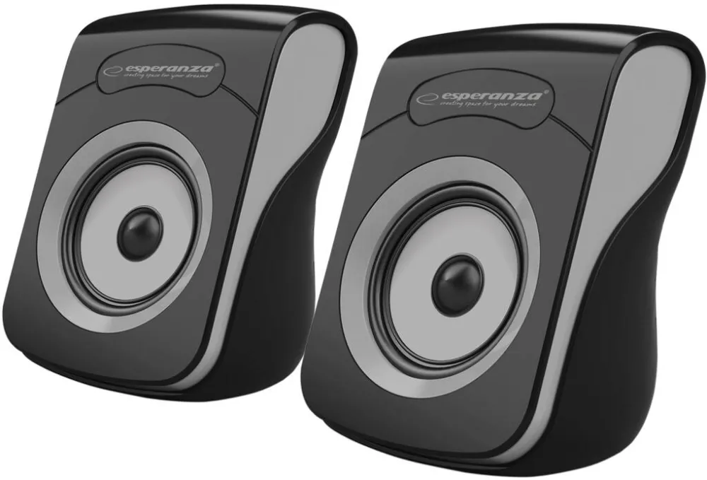 Boxe Esperanza   EP140KE USB 2.0. 6 W Black/gri