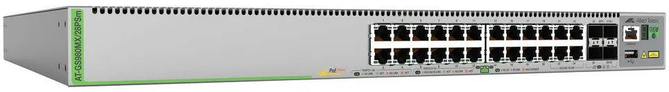 Switch Allied L3 STACK 20X10/100/1000-/T POE+ 4X100M/1G/2.5G/5G-T POE+