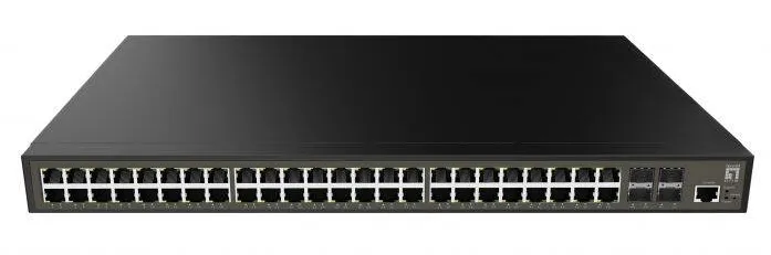 Switch Level One 48x GE GEL-5271 4xGSFP 19"