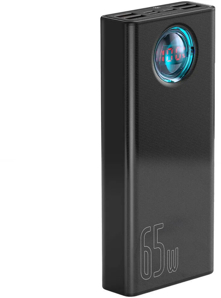 Baterie Externa Baseus Amblight 65W 30000mAh Overseas Edition negru (PPLG000101)