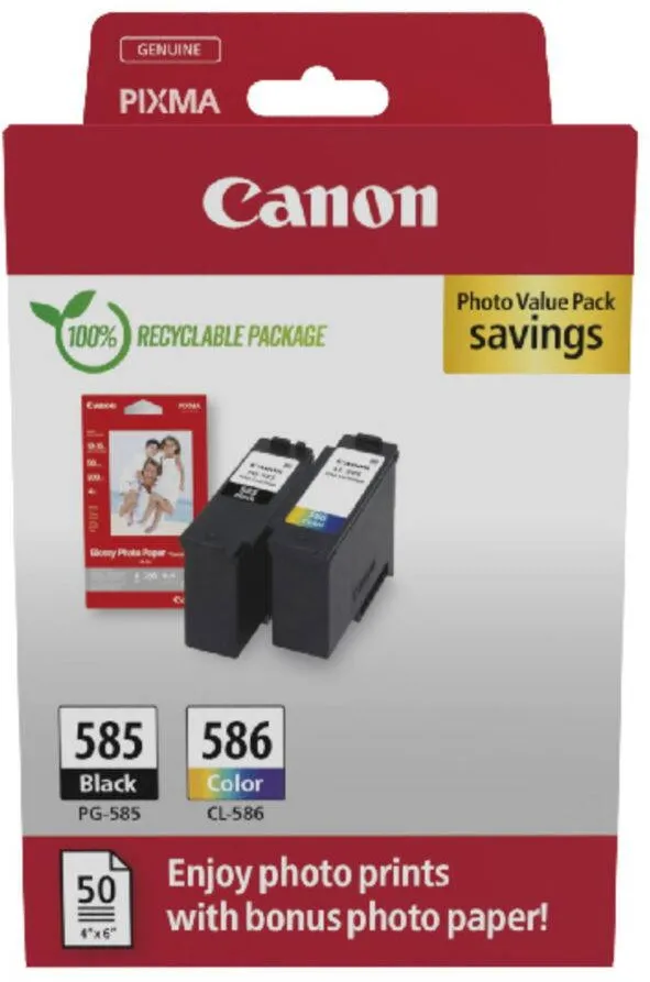Cartus Imprimanta Canon Canon PG-585 / CL-586 Photo Value Pack