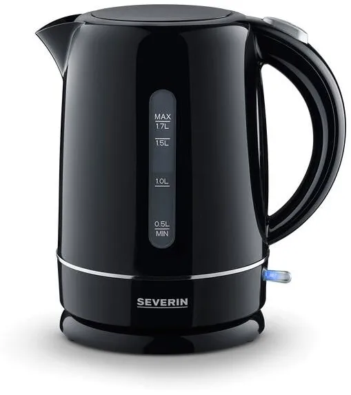 SEVERIN WK 4322 electric kettle 1.7 L 2200 W Black