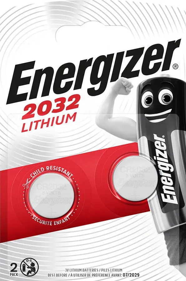 ENERGIZER  BATTERIES SPECIALIZED CR2032 2 PIECES
