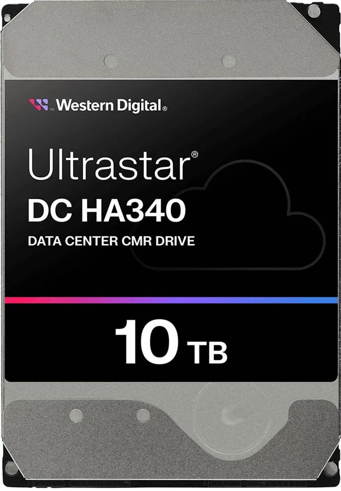 Hard disk server WD Ultrastar DC HA340 internal hard drive 10 TB 7200 RPM 512 MB 3.5" Serial ATA