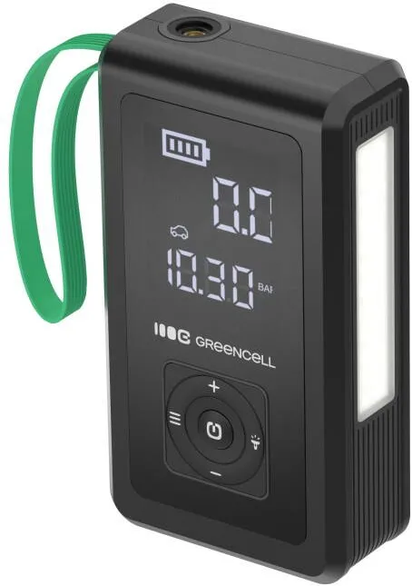 Green Cell CJSGC03 power bank Lithium-Ion (Li-Ion) 8000 mAh Black, Light Green
