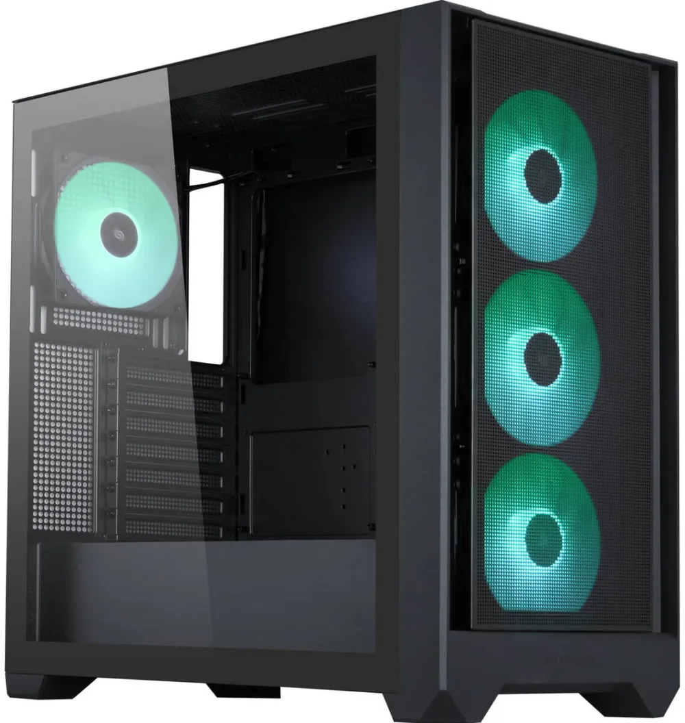 Carcasa PC Silentware Flow 110 A-RGB, tower case black, tempered glass