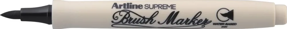 Artline Carioca ARTLINE Supreme, varf flexibil (tip pensula) - negru