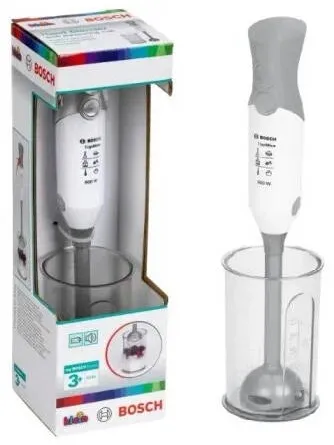 Jucarie creativa Klein Blender cu recipient, BOSH, argintiu, 8x8x27cm