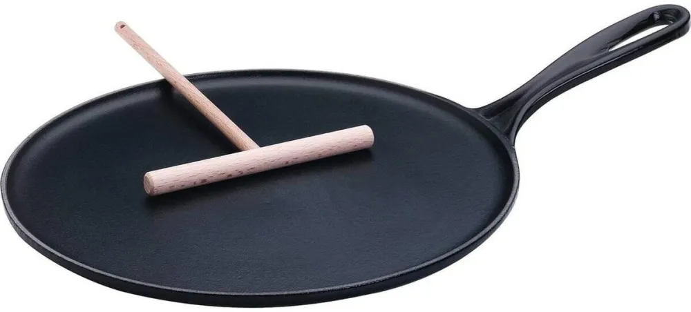 Le Creuset Tigaie de Clatite Le Creuset Collection Tradition Fonta Emailata 27CM Negru