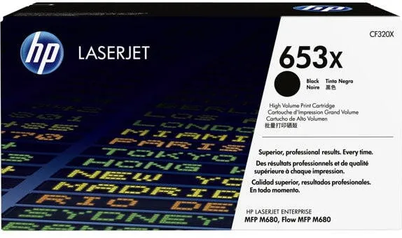 Toner imprimanta HP Cartus Toner SBD Negru NR.653X CF320XC 20K Original HP LASERJET M680