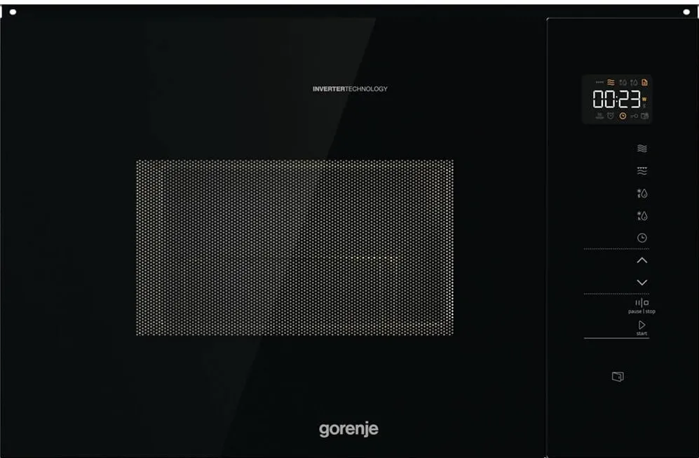 Cuptor cu Microunde GORENJE incorporabil BMI251SG3BG, 25L, 900W, GRILL, Negru
