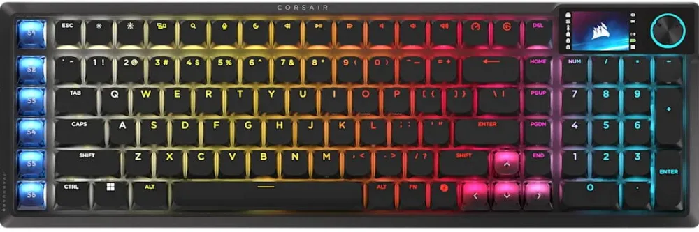 Tastatura mecanica gaming Corsair VANGUARD AIR wireless 2.4GHz Bluetooth negru