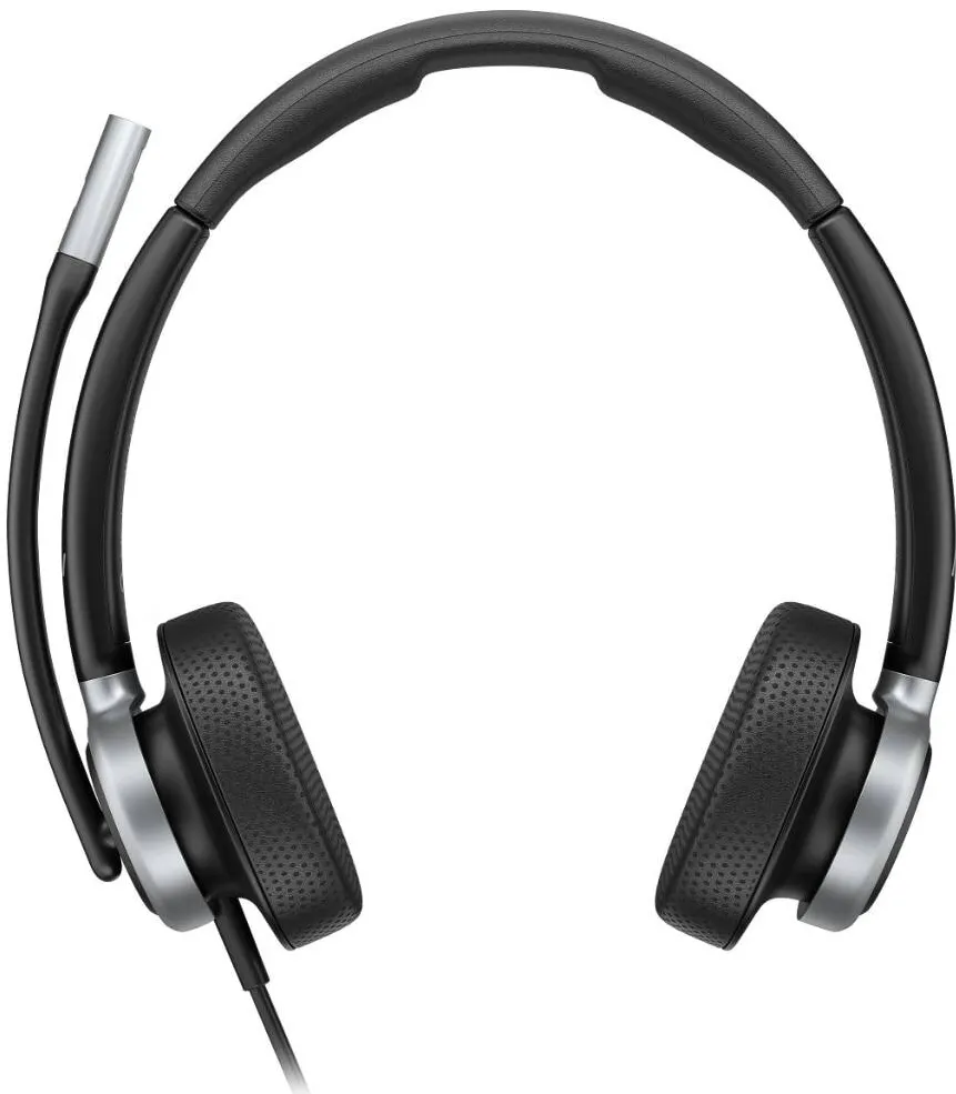 Casti Over-Head Poly Casti Head-band Poly Mission 625 Stereo USB Wired Headset, Cu fir, noise-canceling, Negru