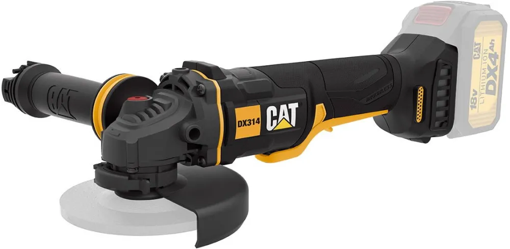 CAT Polizor unghiular CAT, 18V, 125MM, fara incarcator si acumlator, Model CAT DX314B