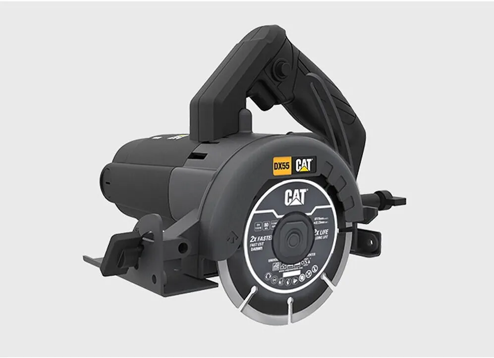CAT Fierastrau electric pentru gresie CAT DX55, 1400W, adancime taiere 45-19,5mm, 90-33mm, 110mm, negru