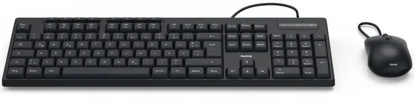 Kit Periferice HAMA Set Mouse+Tastatura USB Hama CKM-200, 2000DPI, QWERTY RO, negru