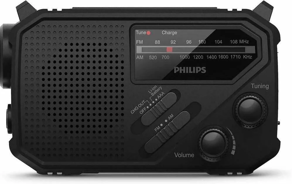 Philips Radio portabil, Philips, TAR1609, cu lanterna, negru