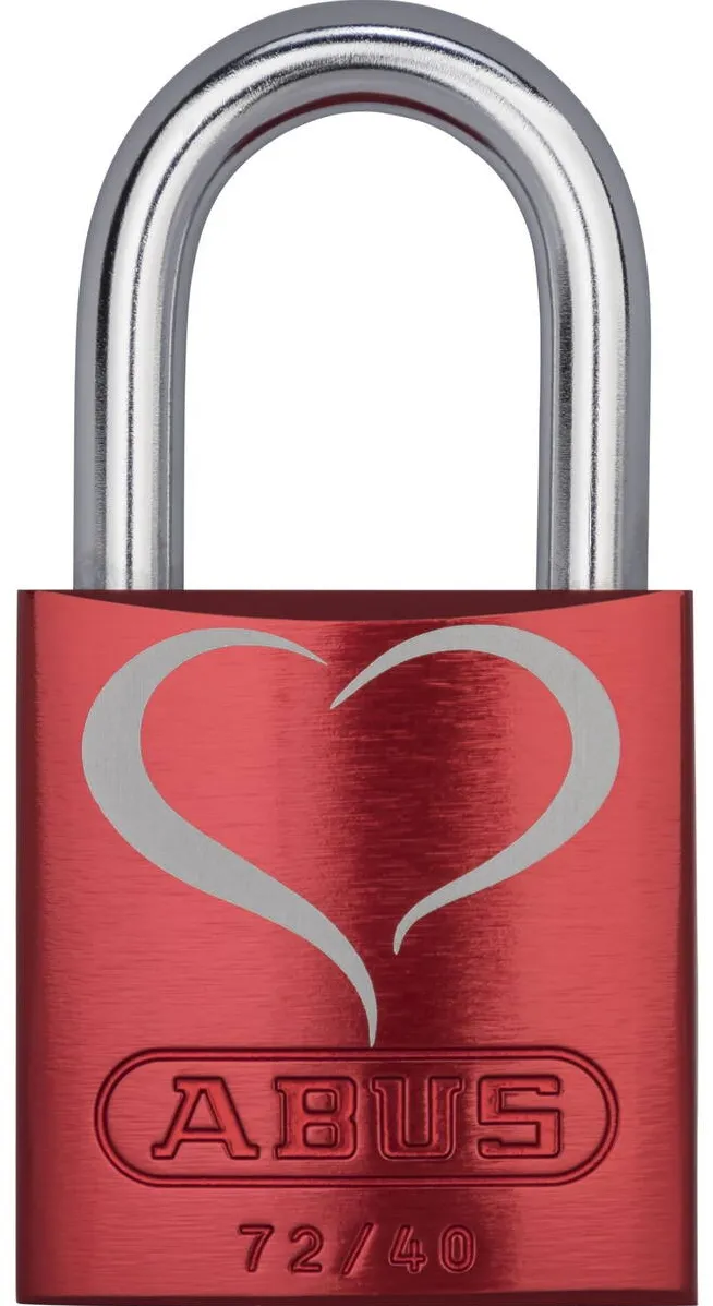 Abus Lacat, Abus, Aluminiu, Rosu, Nivel securitate 6, 7,4x3,9x1,95cm