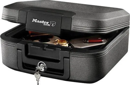 Master Lock Caseta de valori portabila MasterLock LCHW20101, rezistenta la foc