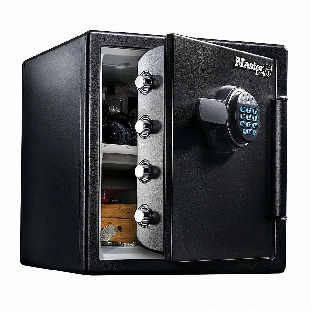 Master Lock Seif digital rezistent la foc si apa Masterlock, 45.3x41.5x49.1cm, negru