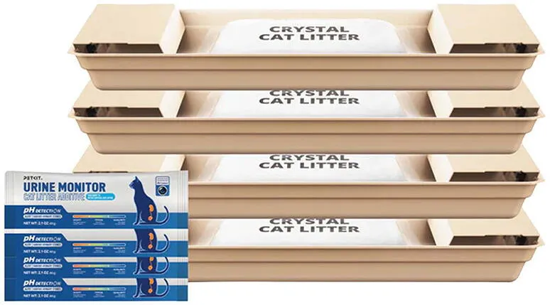 PETKIT Crystal PH Litter for Purobot Crystal Duo, 4 bags